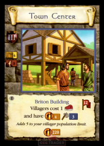 Town Center (Briton) [Limited] ENG - Age of Empires: Expandable Card Game