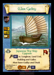 War Galley (Japanese) [Nautical] ENG - Age of Empires: Expandable Card Game