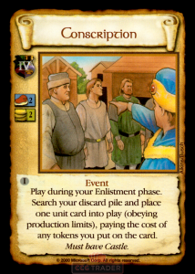 Conscription [Limited] ENG - Age of Empires: Expandable Card Game