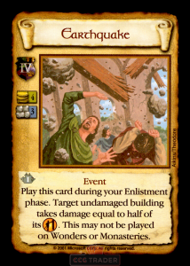 Earthquake [Nautical] ENG - Age of Empires: Expandable Card Game