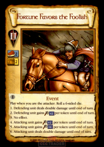 Fortune Favors the Foolish [Limited] ENG - Age of Empires: Expandable Card Game