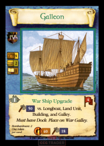 Galleon [Nautical] ENG - Age of Empires: Expandable Card Game