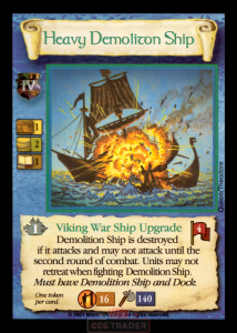 Heavy Demolition Ship (Viking) [Nautical] ENG - Age of Empires: Expandable Card Game