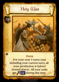 Holy war [Limited] ENG - Age of Empires: Expandable Card Game