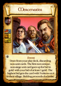 Mercenaries [Limited] ENG - Age of Empires: Expandable Card Game