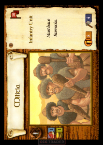 Militia [Limited] ENG - Age of Empires: Expandable Card Game