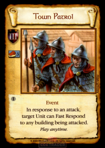 Town Patrol [Limited] ENG - Age of Empires: Expandable Card Game