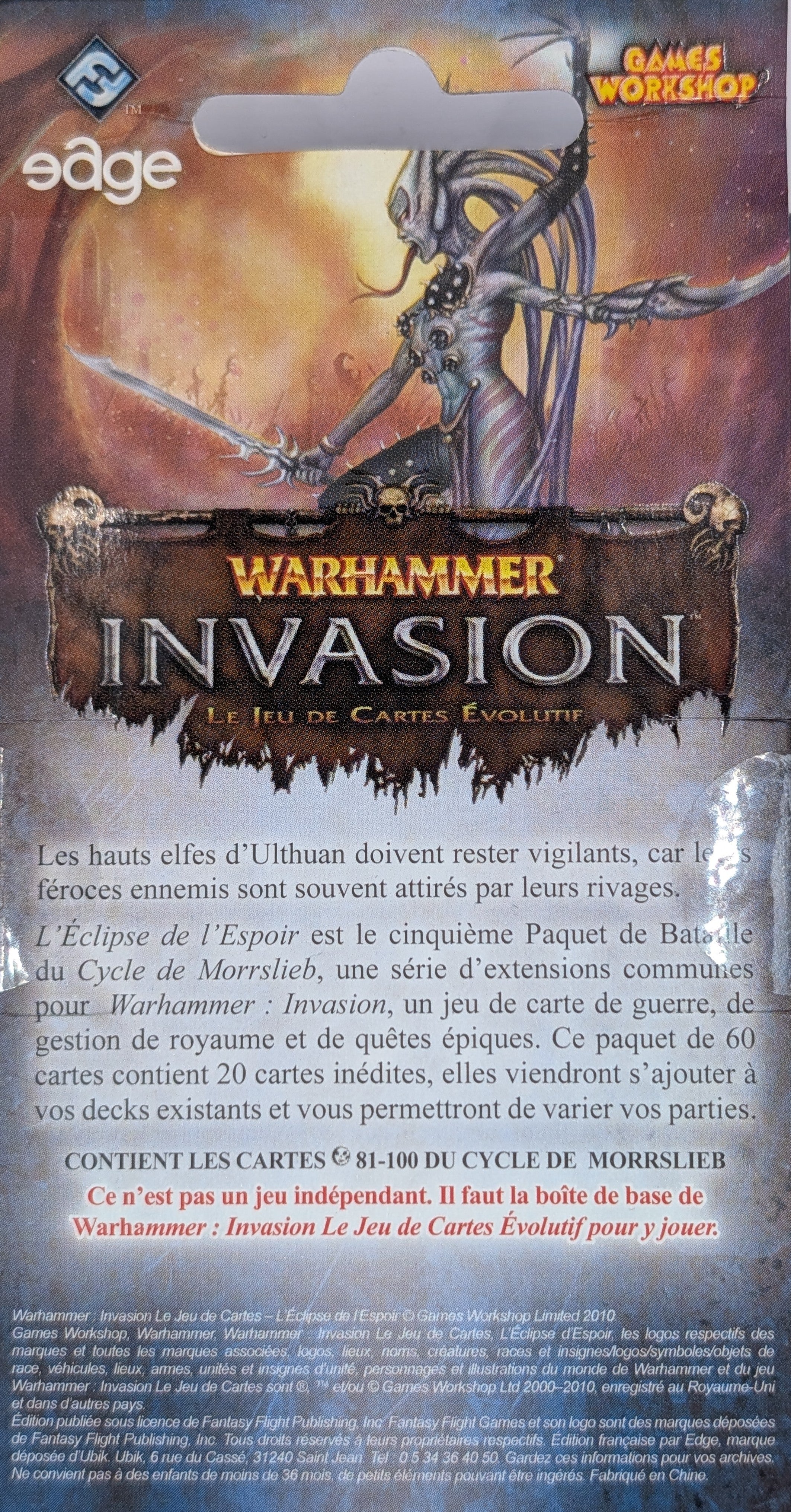L'Éclipse de l'Espoir [Warhammer Invasion]