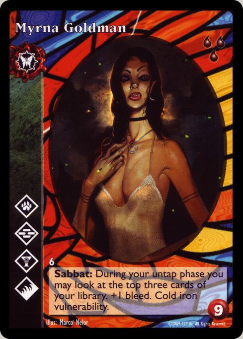 Myrna Goldman [HttB set] - VTES CCG