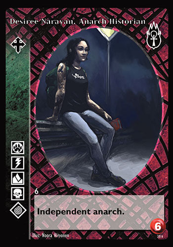 Desiree Narayan, Anarch Historian [AU set] - VTES CCG