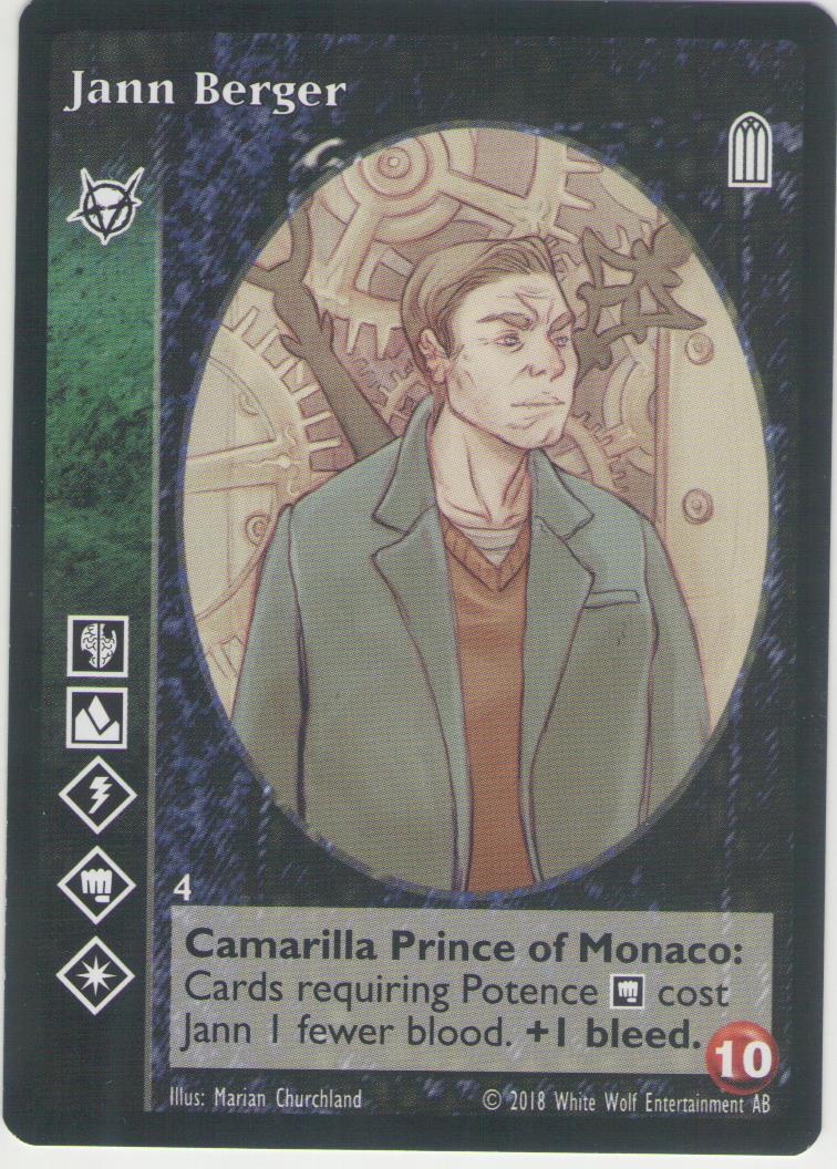 Jann Berger [KoT Reprint 1 set] - VTES CCG