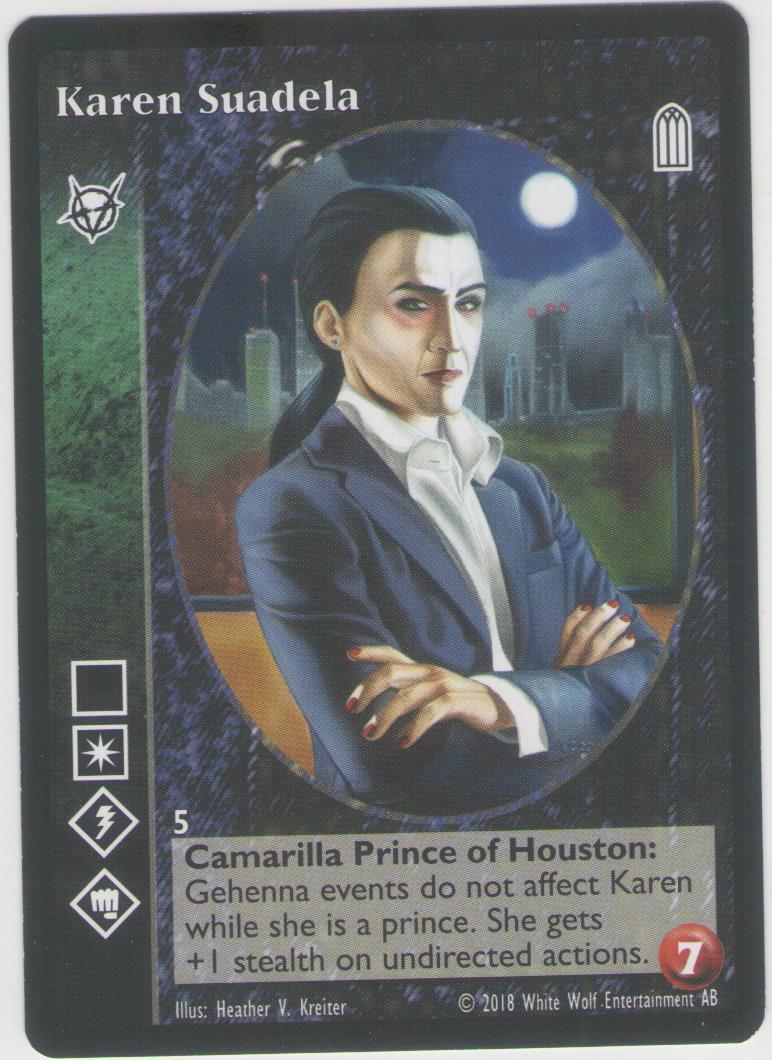 Karen Suadela [KoT Reprint 1 set] - VTES CCG