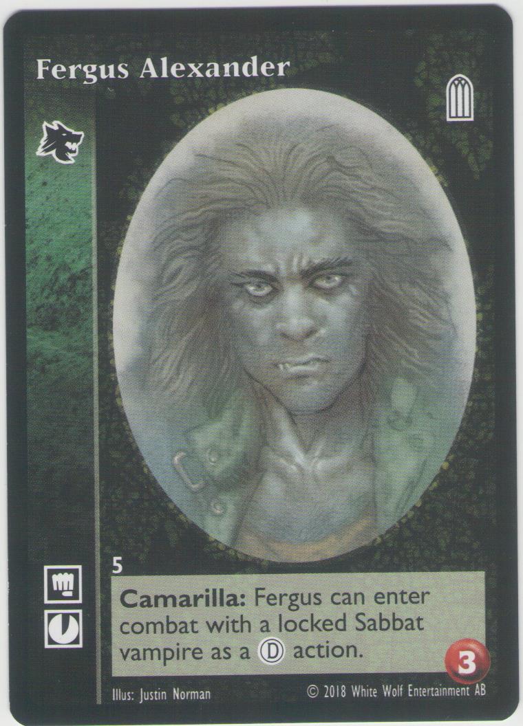 Fergus Alexander [KoT Reprint 1 set] - VTES CCG