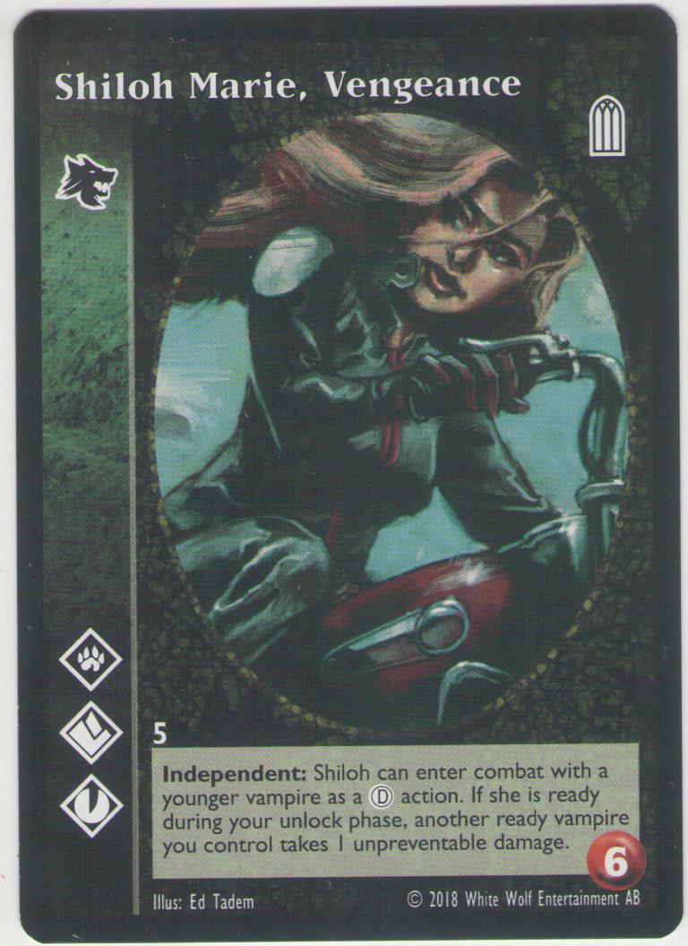 Shiloh Marie, Vengeance [KoT Reprint 1 set] - VTES CCG