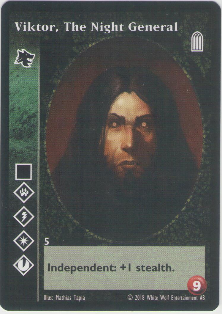 Viktor, The Night General [KoT Reprint 1 set] - VTES CCG