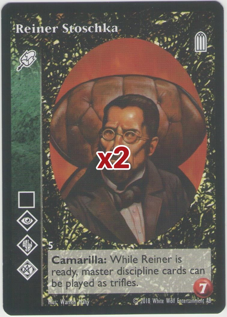Reiner Stoschka [KoT Reprint 1 set] - VTES CCG