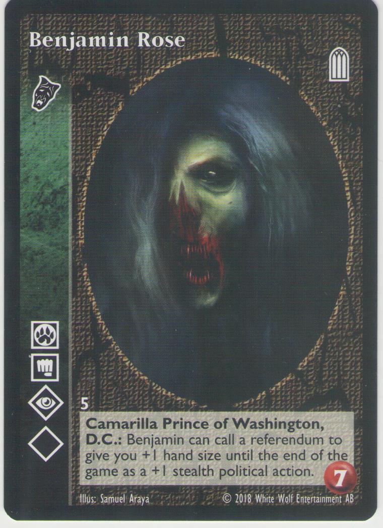 Benjamin Rose [KoT Reprint 1 set] - VTES CCG
