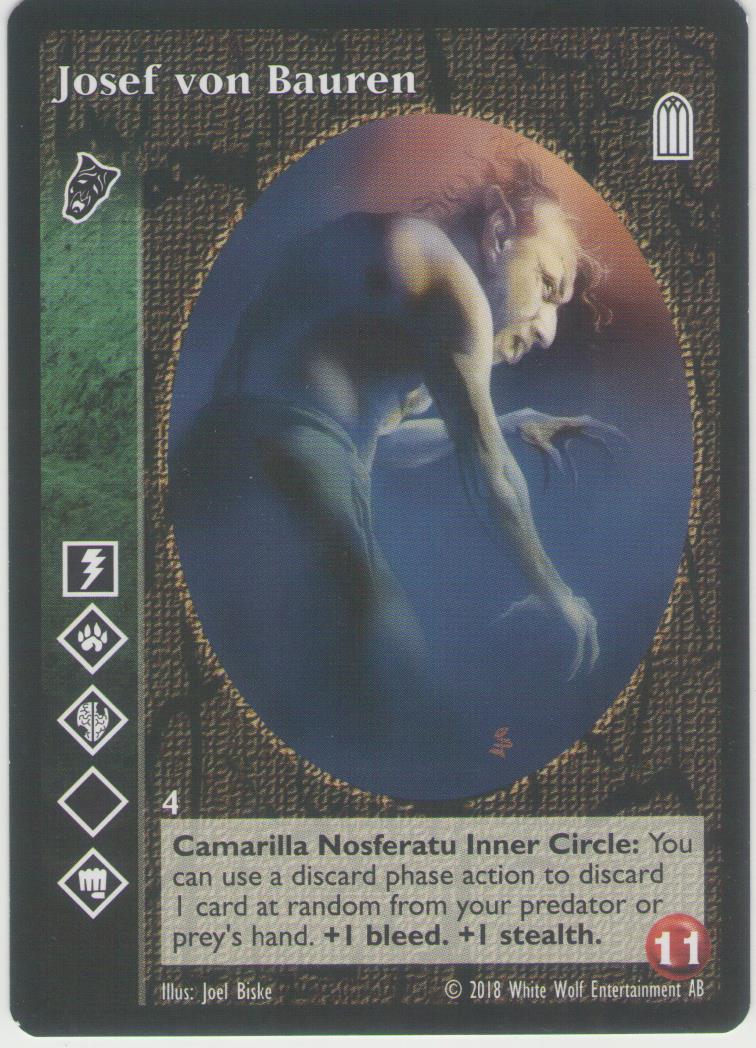 Josef von Bauren [KoT Reprint 1 set] - VTES CCG