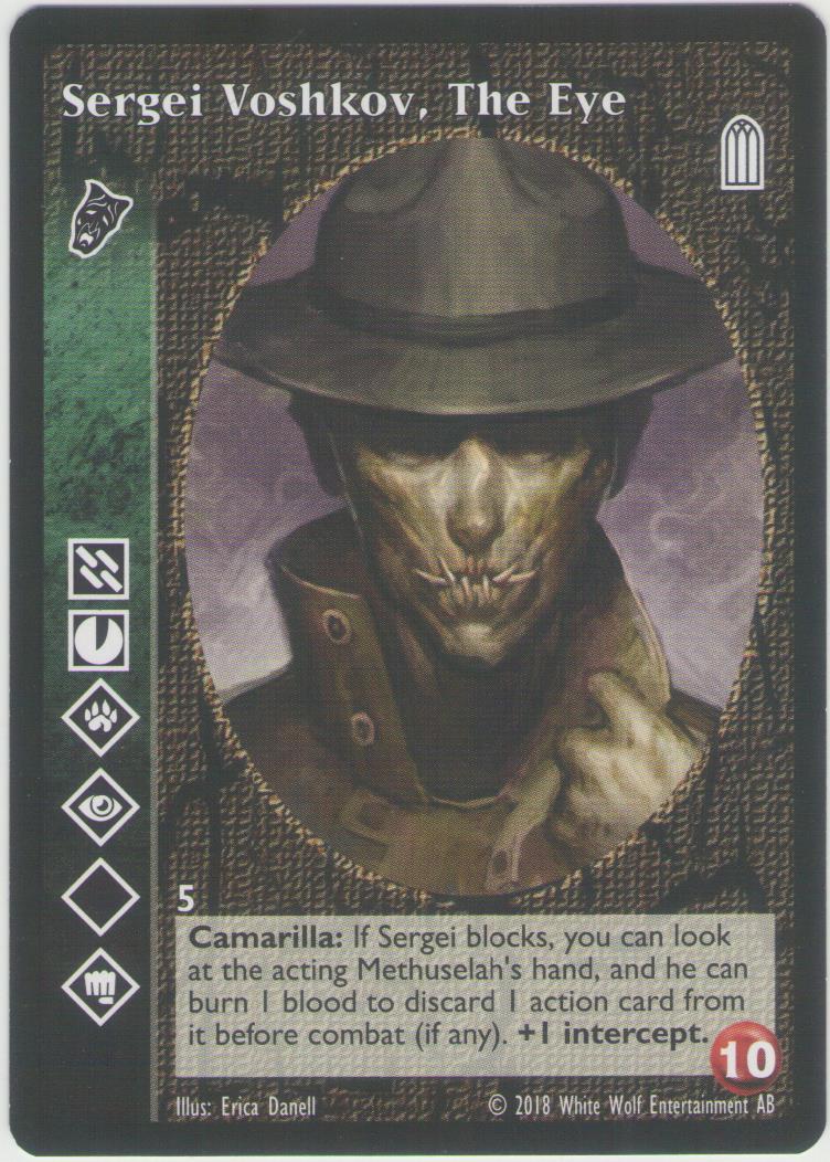 Sergei Voshkov, The Eye [KoT Reprint 1 set] - VTES CCG