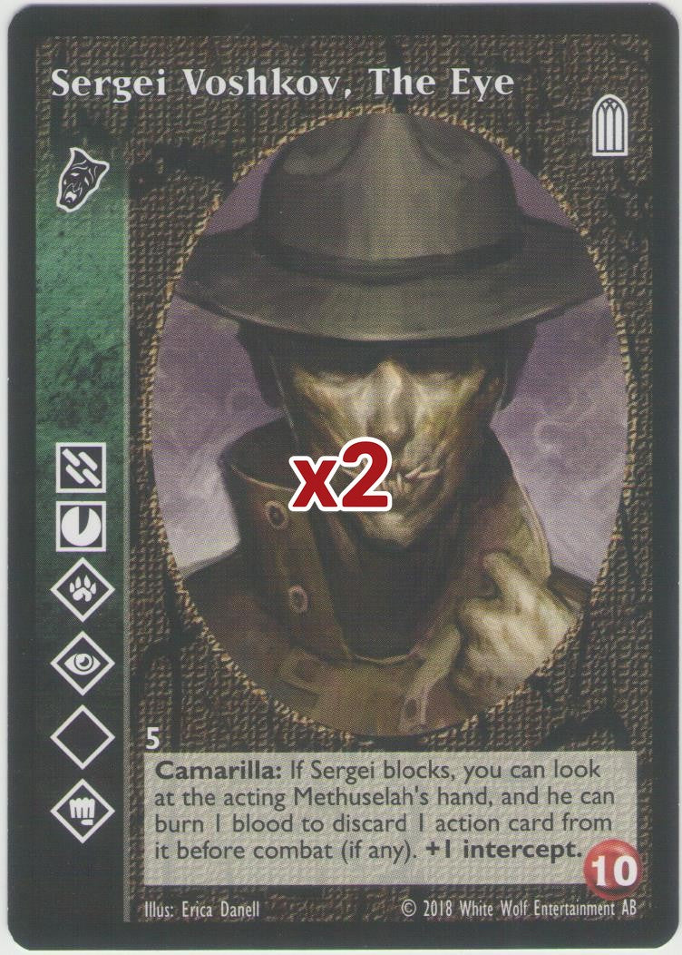 Sergei Voshkov, The Eye [KoT Reprint 1 set] - VTES CCG