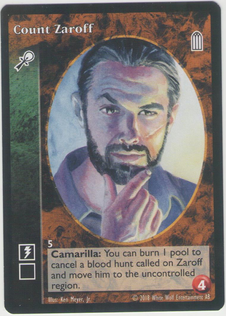 Count Zaroff [KoT Reprint 2 set] - VTES CCG