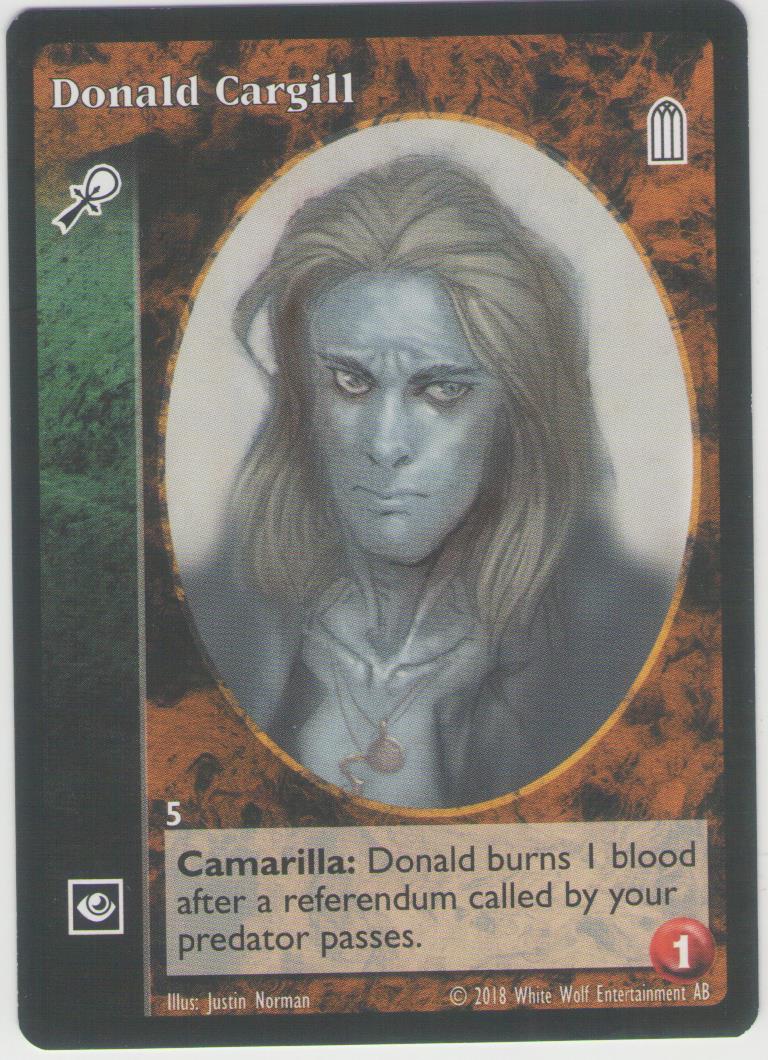 Donald Cargill [KoT Reprint 2 set] - VTES CCG