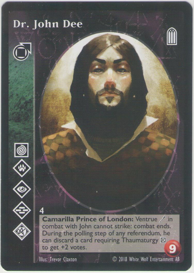 Dr. John Dee [KoT Reprint 2 set] - VTES CCG