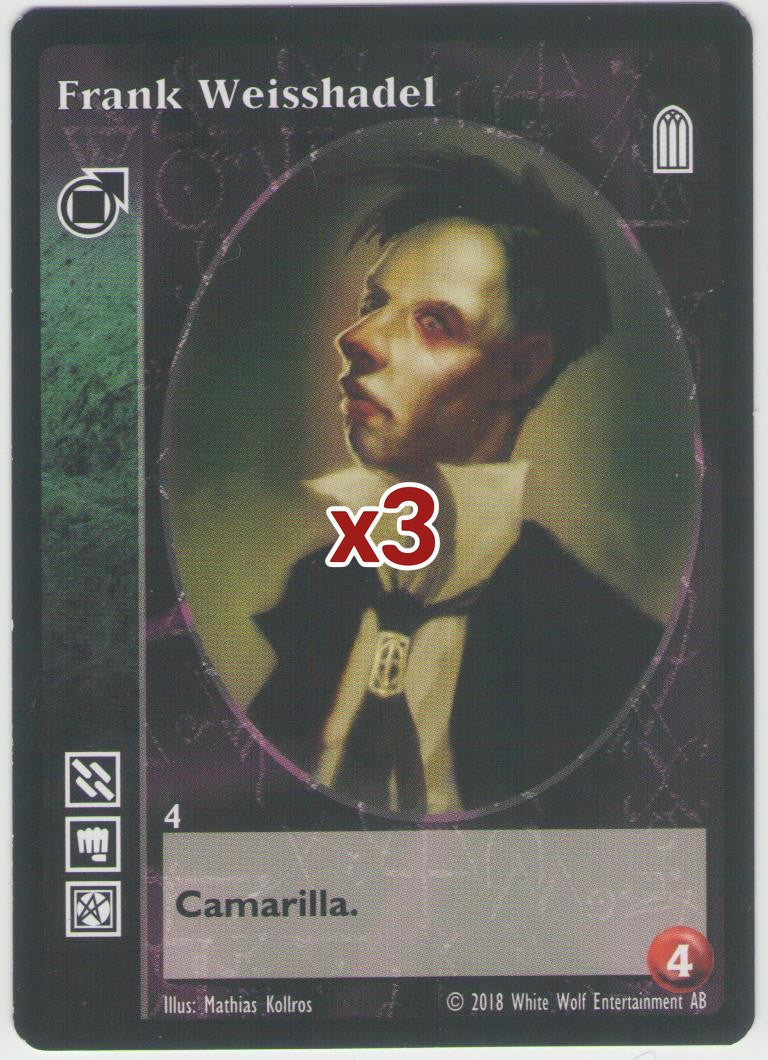 Frank Weisshadel [KoT Reprint 2 set] - VTES CCG