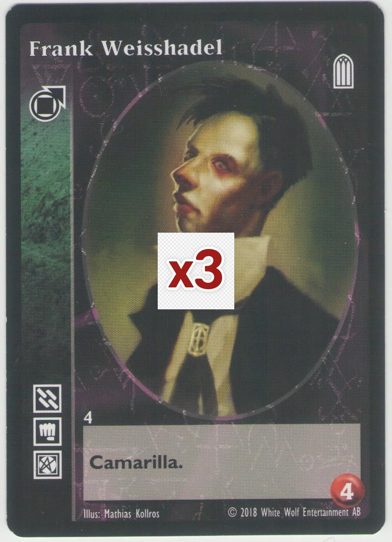 Frank Weisshadel [KoT Reprint 2 set] - VTES CCG