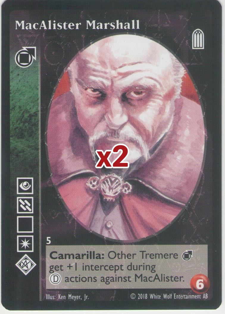 MacAlister Marshall [KoT Reprint 2 set] - VTES CCG