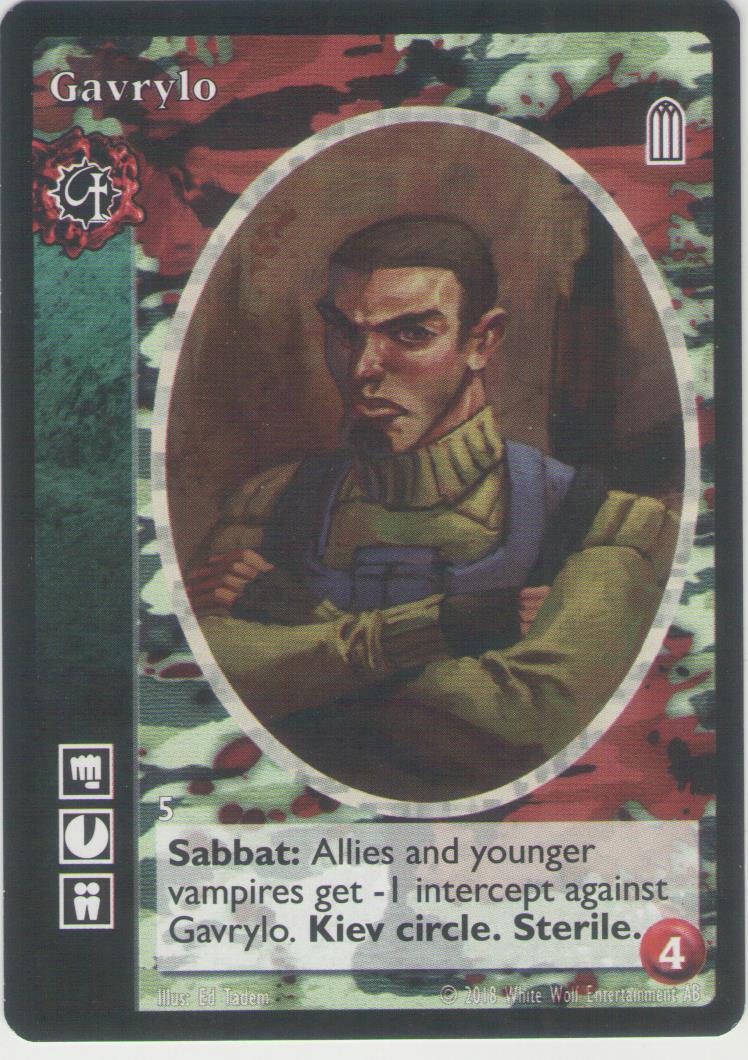 Gavrylo [HttB Reprint 1 set] - VTES CCG