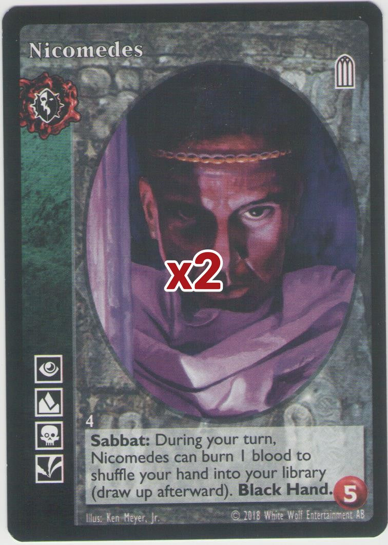 Nicomedes [HttB Reprint 1 set] - VTES CCG