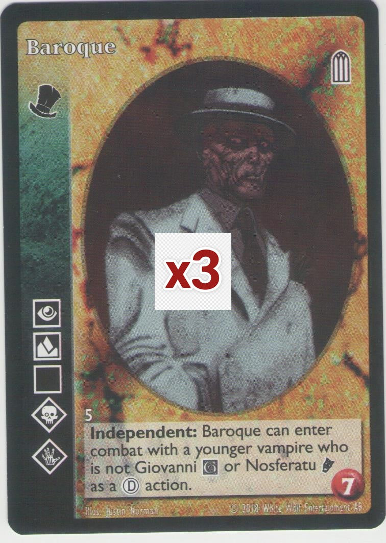 Baroque [HttB Reprint 1 set] - VTES CCG