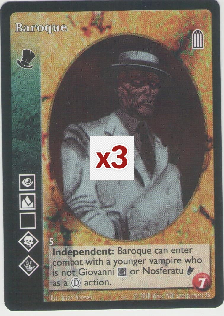 Baroque [HttB Reprint 1 set] - VTES CCG