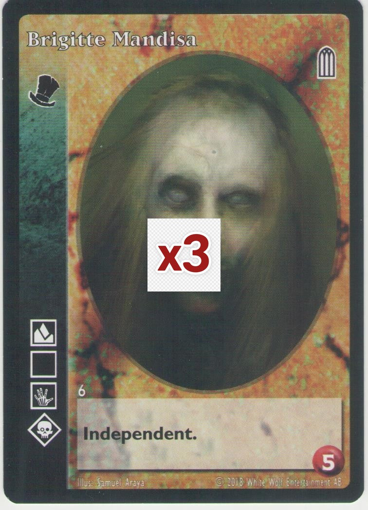 Brigitte Mandisa [HttB Reprint 1 set] - VTES CCG