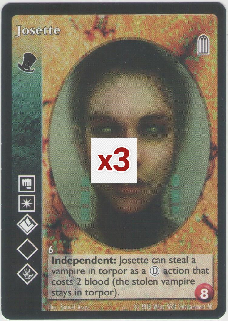 Josette [HttB Reprint 1 set] - VTES CCG