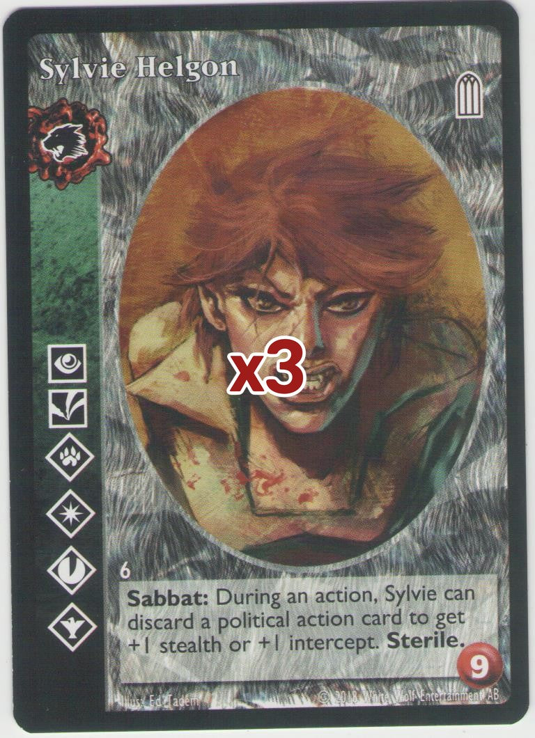 Sylvie Helgon [HttB Reprint 2 set] - VTES CCG