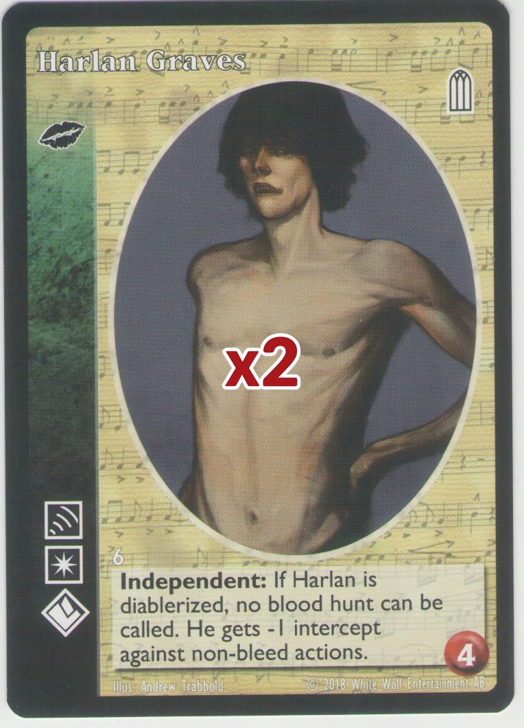 Harlan Graves [HttB Reprint 2 set] - VTES CCG