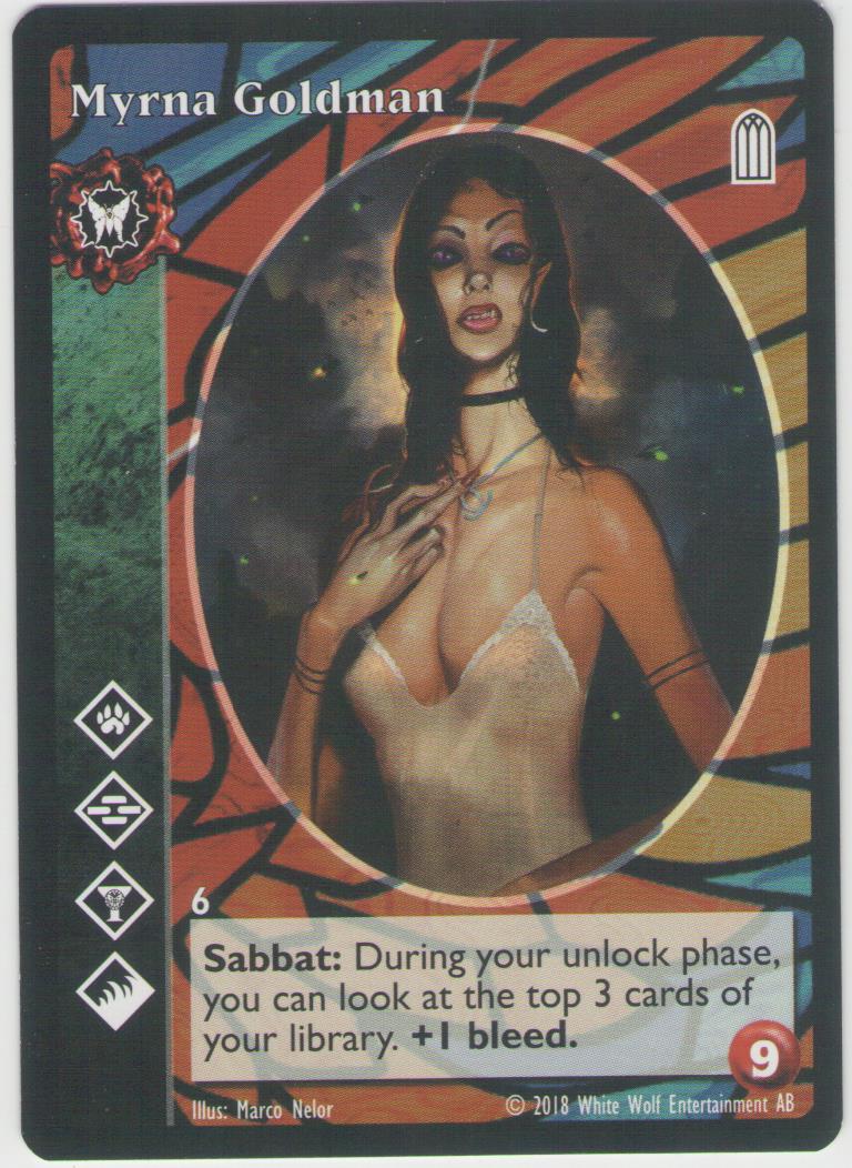 Myrna Goldman [HttB Reprint 2 set] - VTES CCG