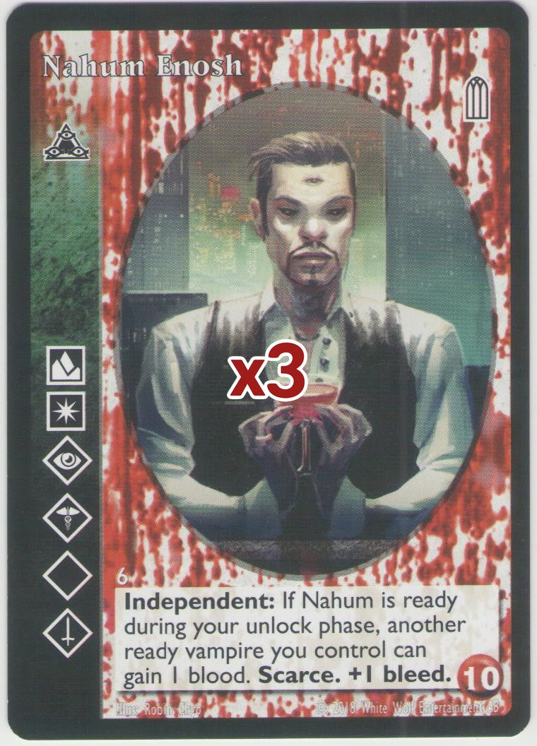 Nahum Enosh [HttB Reprint 2 set] - VTES CCG