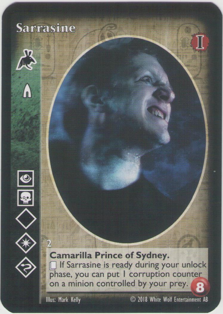 Sarrasine [Anthology Reprint 1 set] - VTES CCG