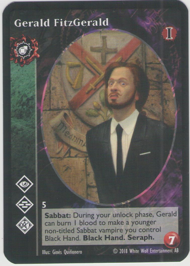 Gerald FitzGerald [Anthology Reprint 1 set] - VTES CCG