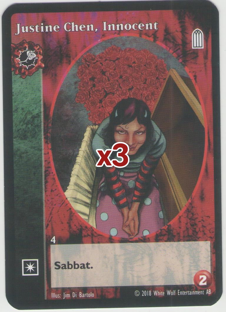 Justine Chen, Innocent [SP set] - VTES CCG