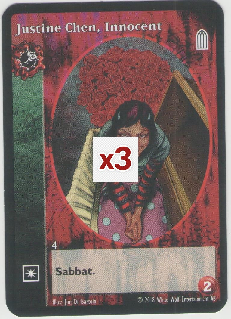 Justine Chen, Innocent [SP set] - VTES CCG