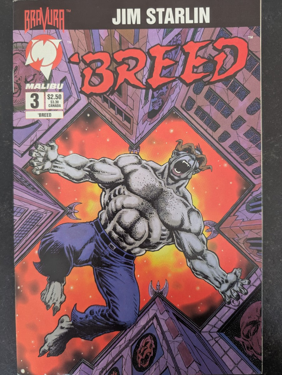 COMIC VO EN Breed #3 (1994) - Malibu Comics - Occasion non gradé - Breed - Anglais (EN) - OCCASION