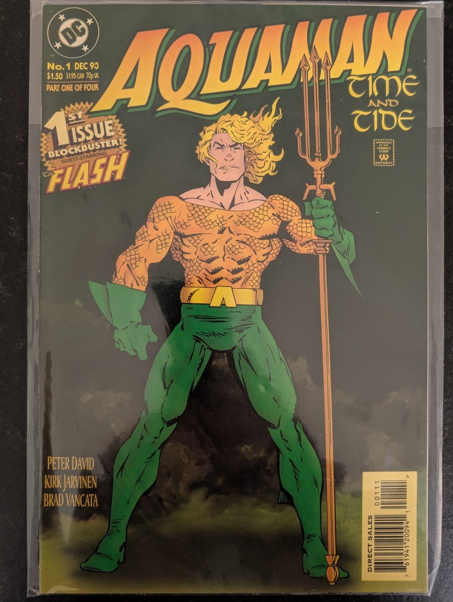 COMIC VO EN Aquaman: Time and Tide #1 (1993) - DC Comics - Occasion non gradé - Aquaman: Time and Tide - Anglais (EN) - OCCASION
