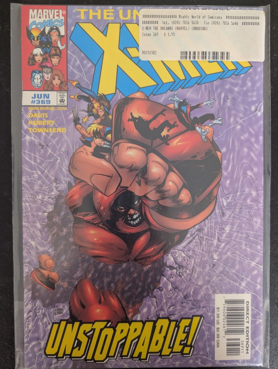 COMIC VO EN Uncanny X-Men #369 (1999) - Marvel Comics - Occasion non gradé - Anglais (EN) - OCCASION