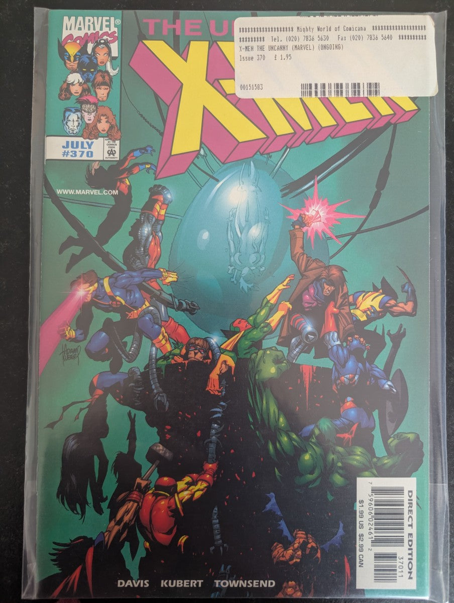 COMIC VO EN Uncanny X-Men #370 (1999) - Marvel Comics - Occasion non gradé - Anglais (EN) - OCCASION