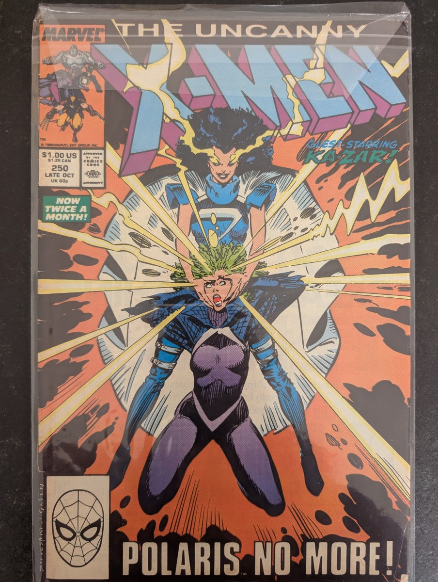 COMIC VO EN Uncanny X-Men #250 (1989) - Marvel Comics - Occasion non gradé - Anglais (EN) - OCCASION