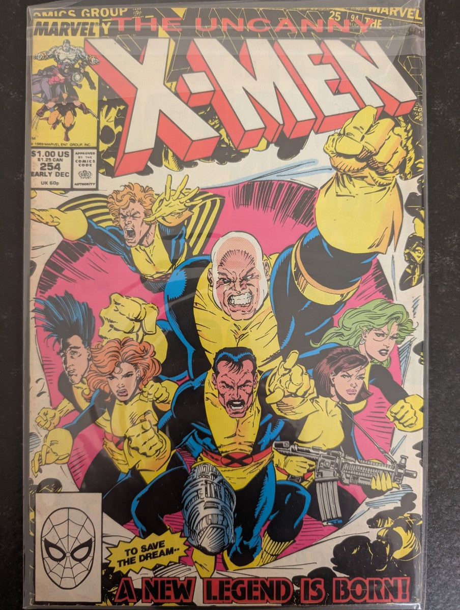 COMIC VO EN Uncanny X-Men #254 (1989) - Marvel Comics - Occasion non gradé - Anglais (EN) - OCCASION